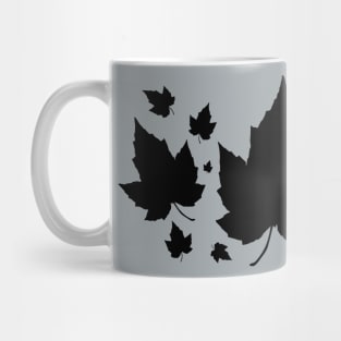 Beautiful Maple leaves silhouettes Mug